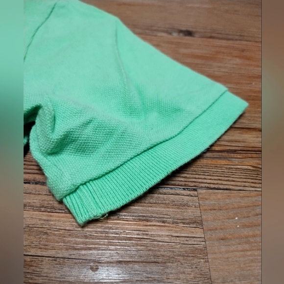 Polo Ralph Lauren Boy's Iconic Mesh Polo Shirt | S(8) | Lime - Picture 3 of 7
